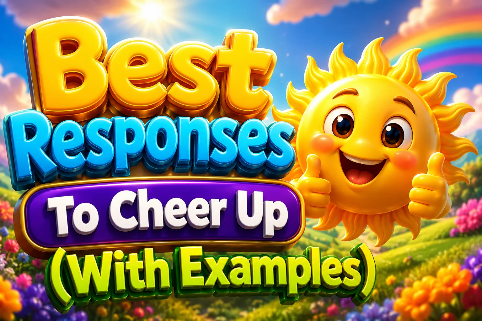 Best Responses To Cheer Up