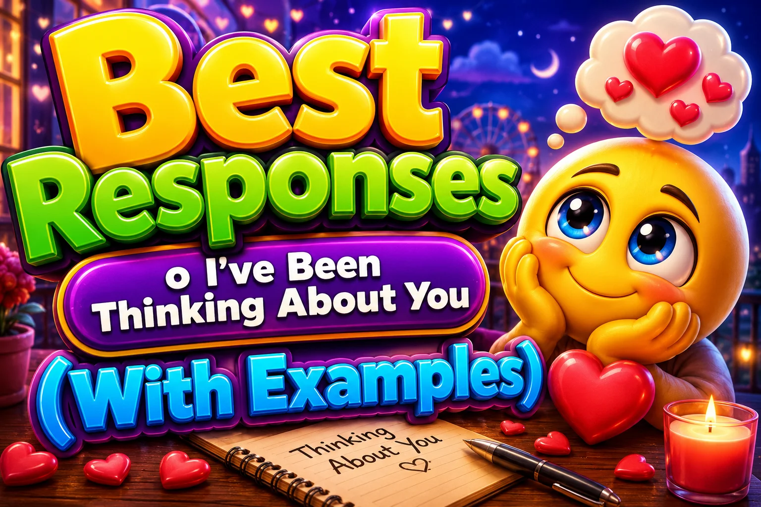 Best Responses To I’ve Been Thinking About You (With Examples)