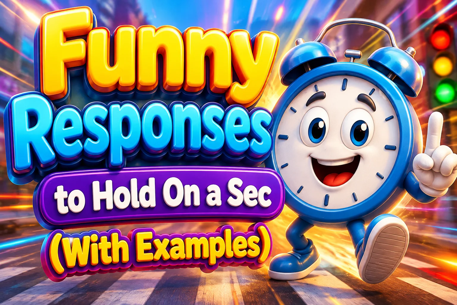 Funny Responses to Hold On a Sec