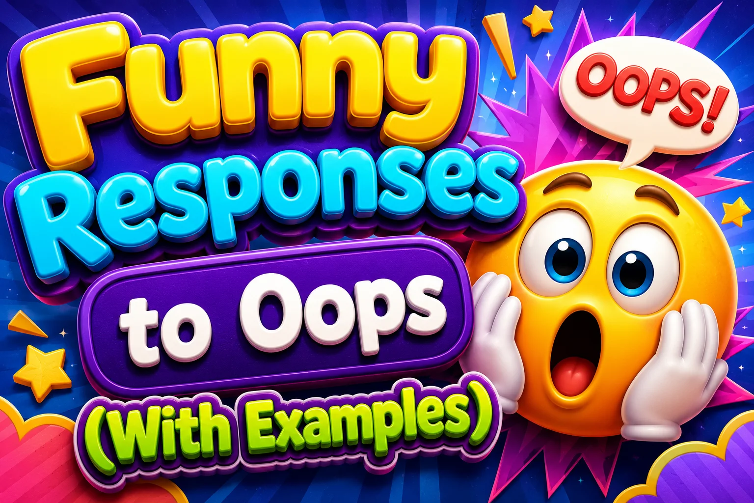Funny Responses to Oops (With Examples)