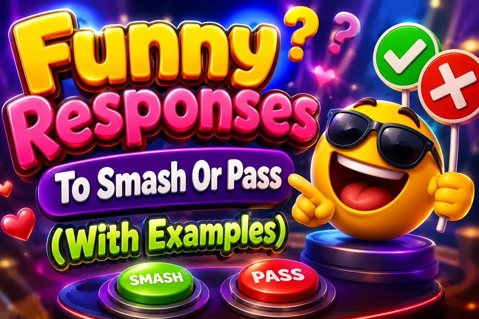 Funny Responses To Smash Or Pass (With Examples)