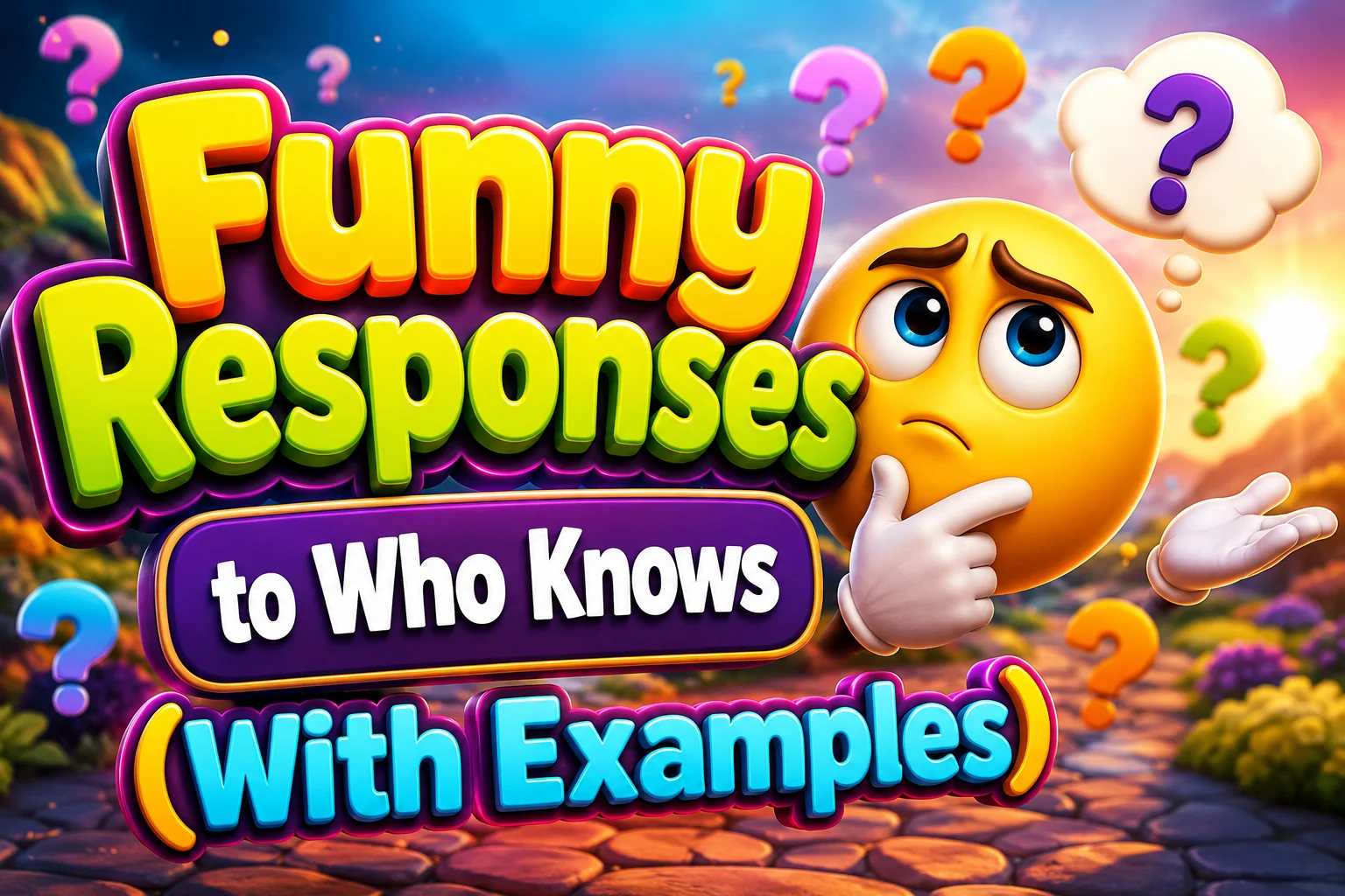 Funny Responses to Who Knows (With Examples)