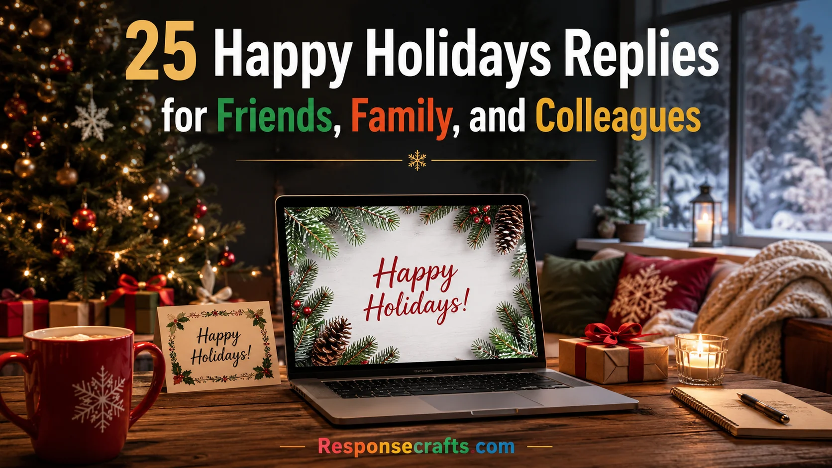 Happy Holidays Replies for Friends, Family, and Colleagues