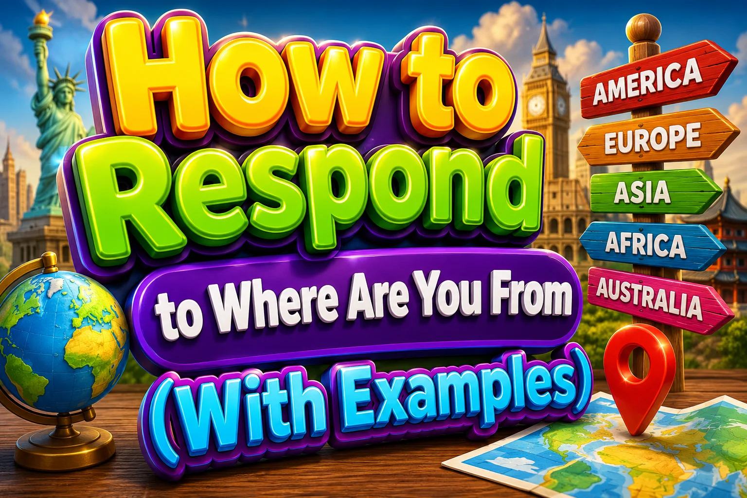 How to Respond to Where Are You From
