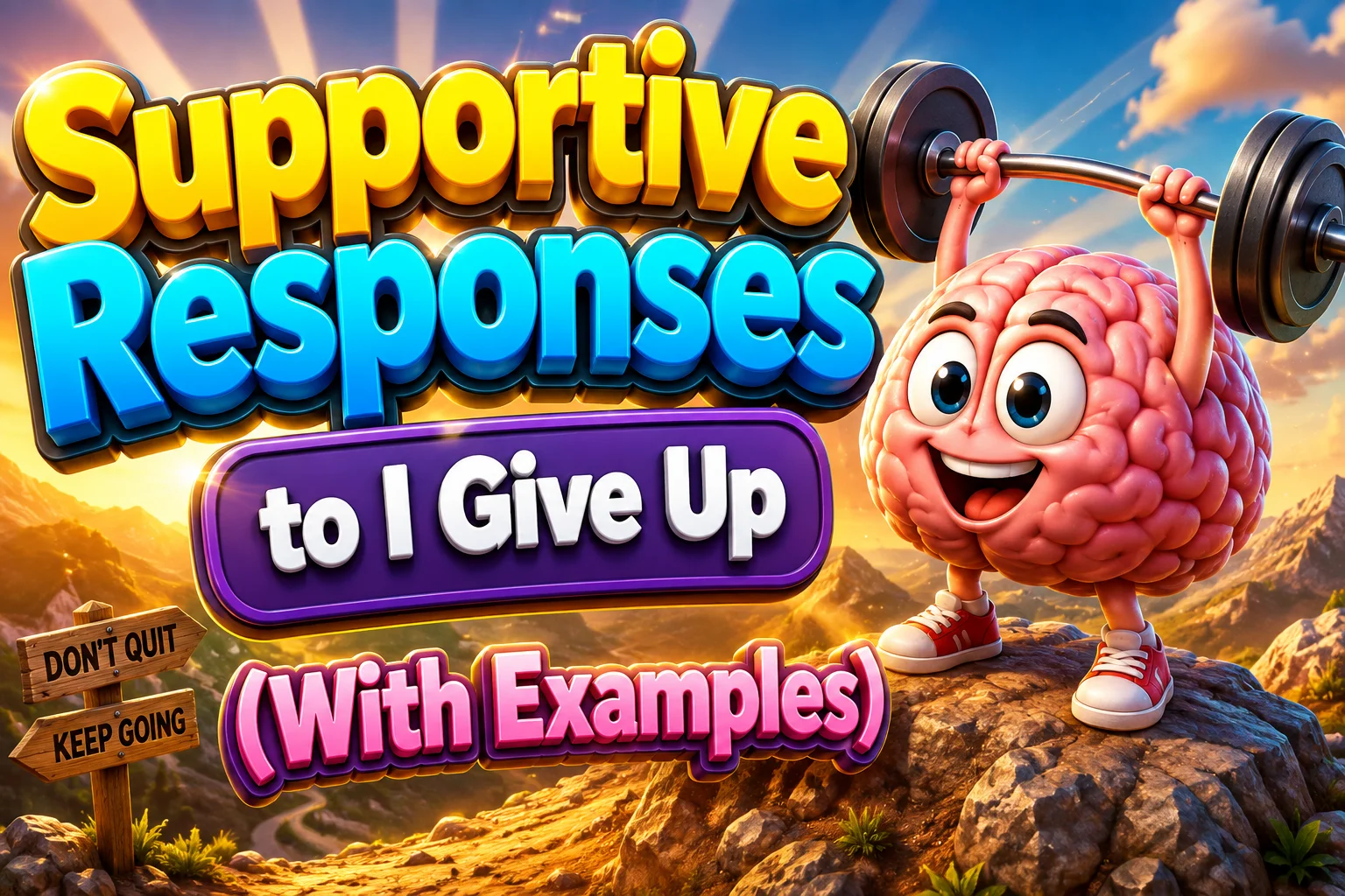 Supportive Responses to I Give Up (With Examples)