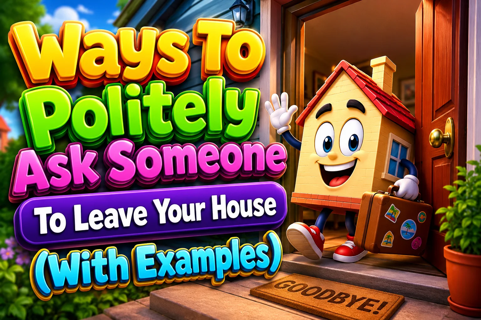 Ways To Politely Ask Someone To Leave Your House