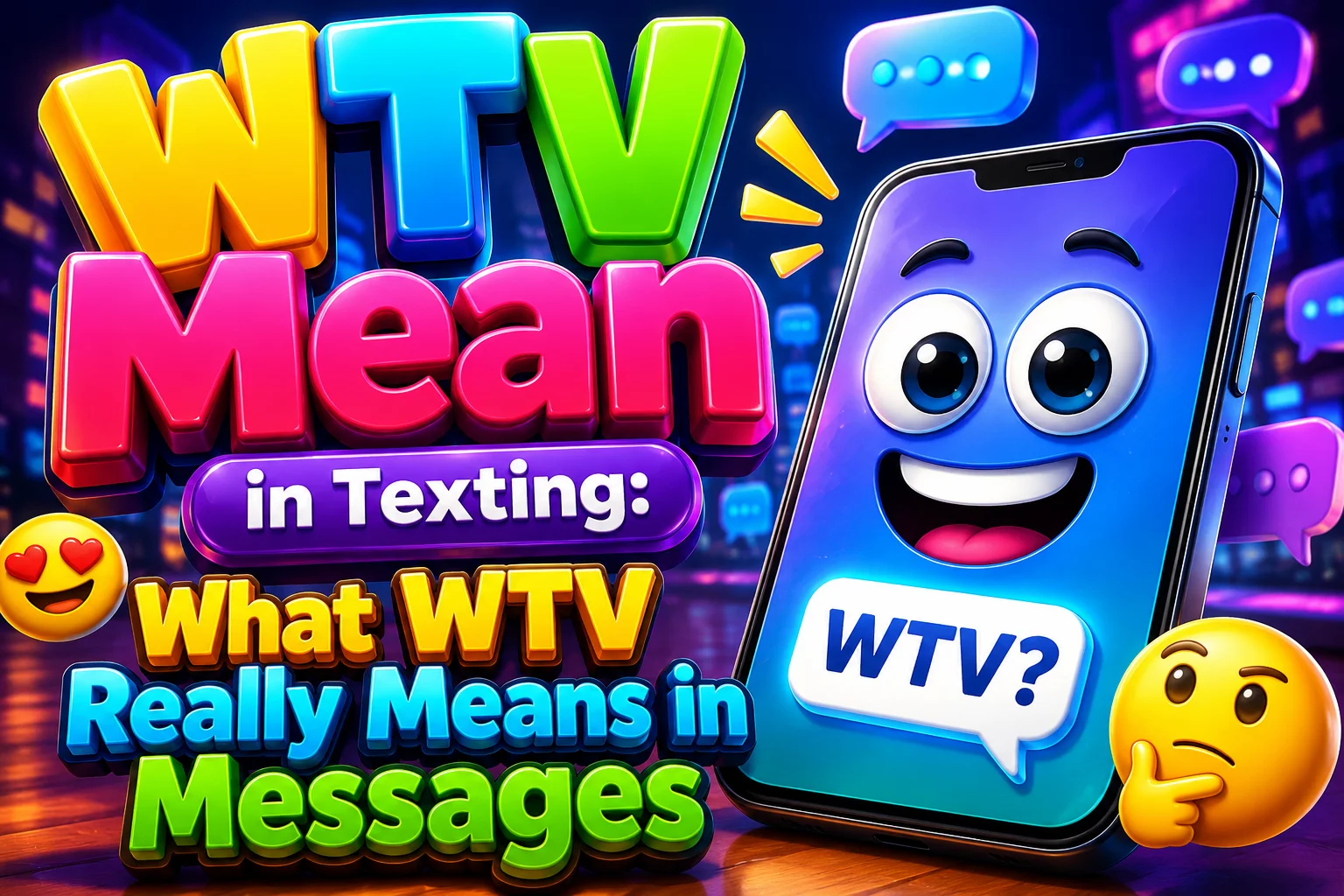 WTV Mean in Texting: What WTV Really Means in Messages