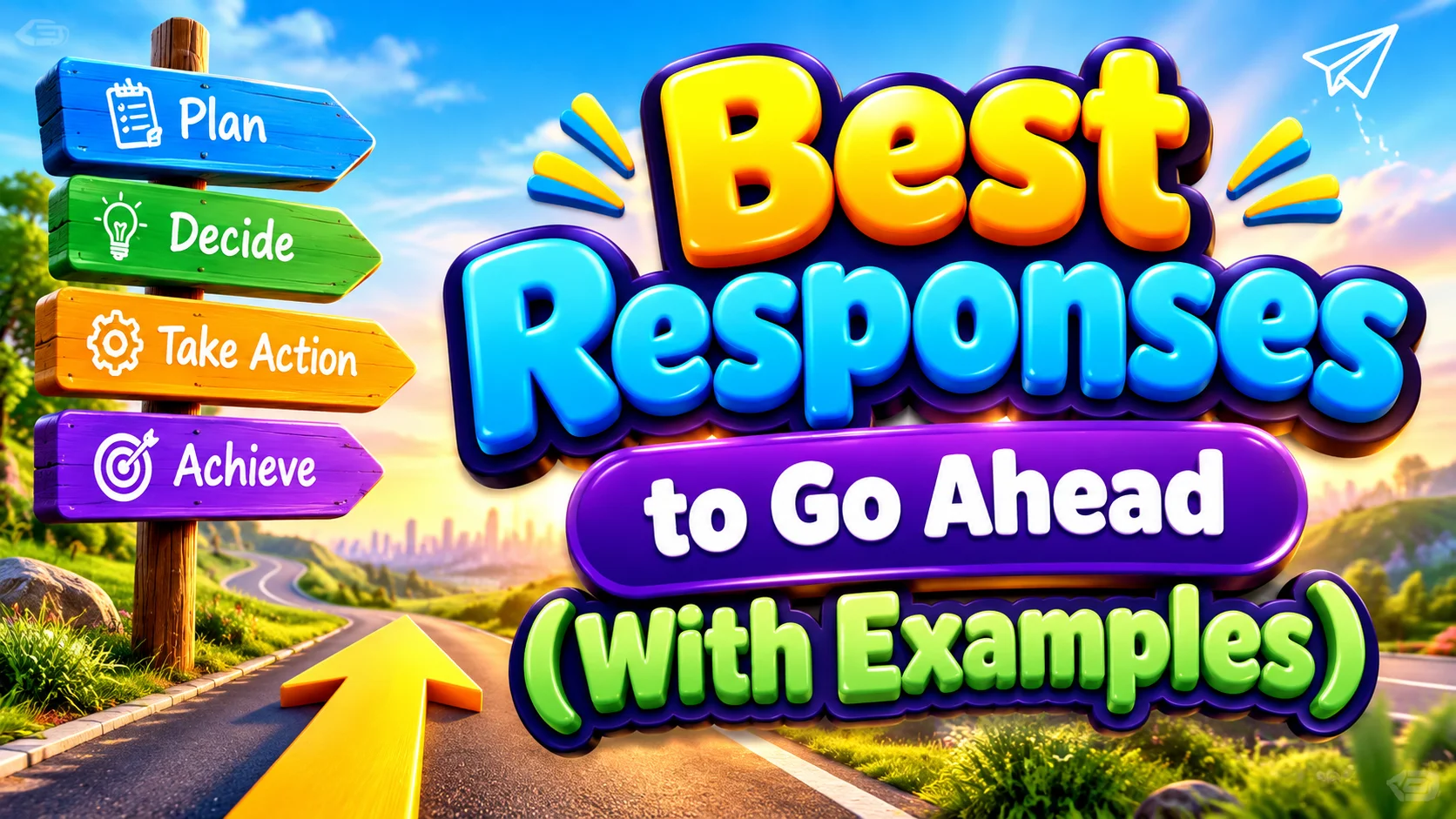 Best Responses to Go Ahead (With Examples)