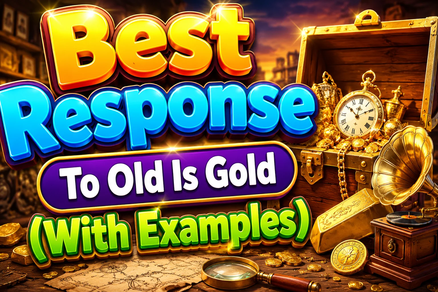 Best Responses To Old Is Gold (With Examples)