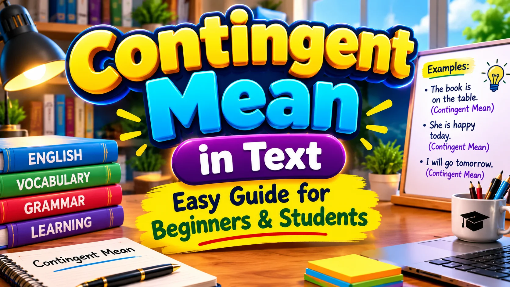 Contingent Mean in Text: Easy Guide for Beginners & Students