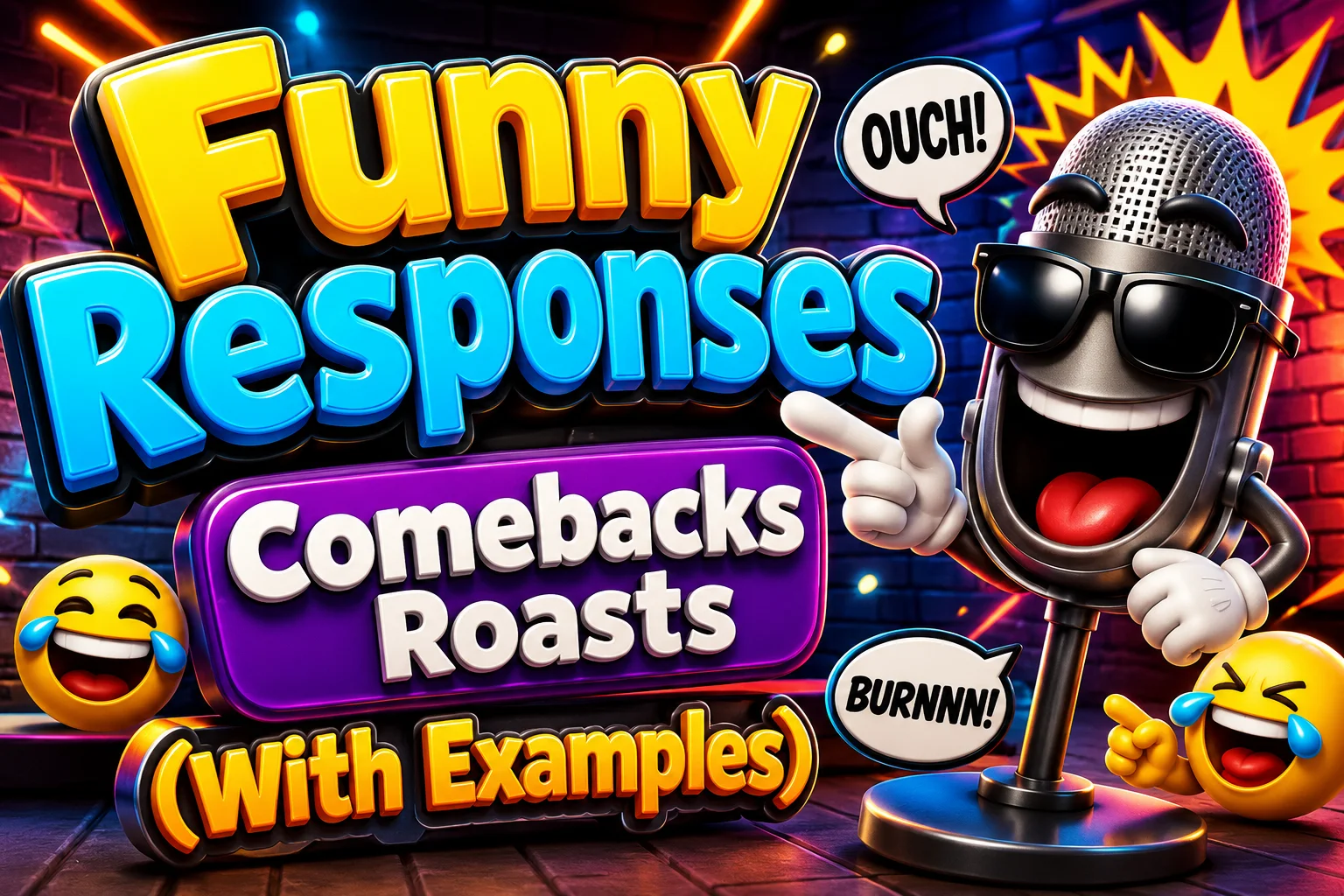 Funny Responses Comebacks Roasts