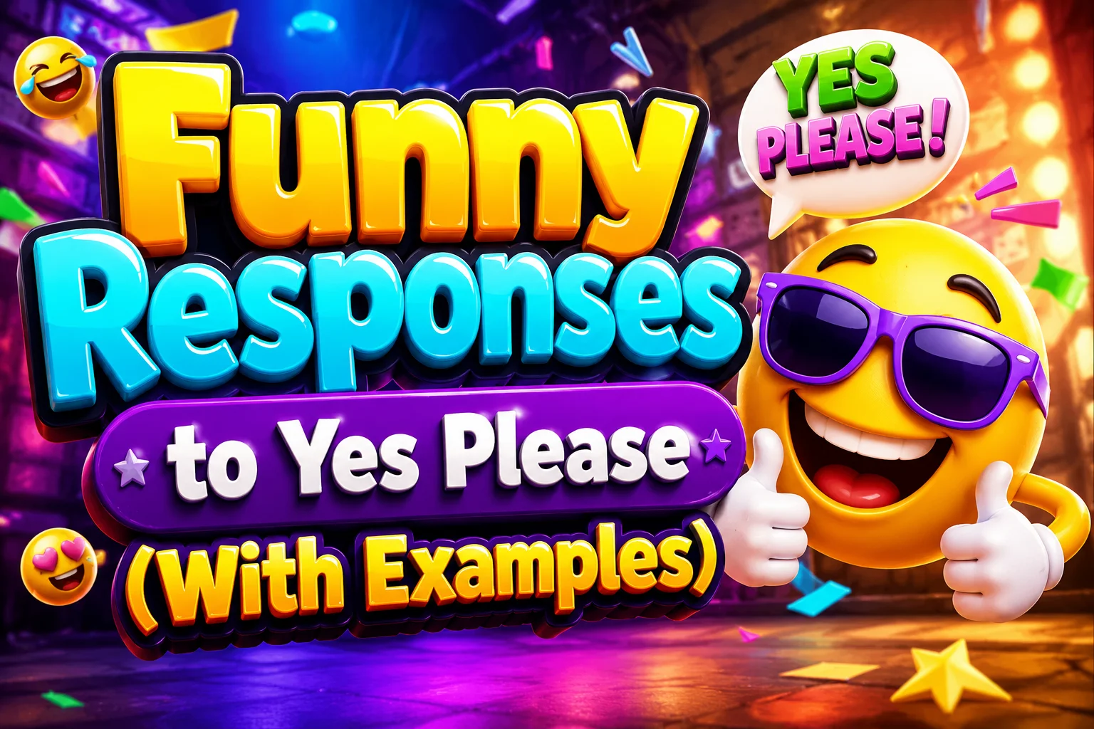Funny Responses to Yes Please (With Examples)