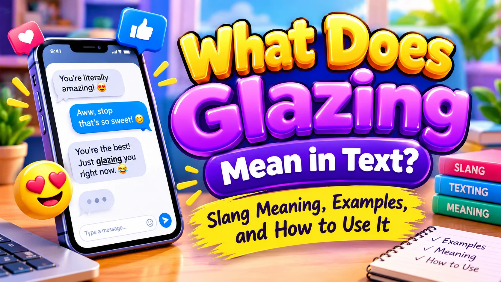 What Does Glazing Mean in Text? Slang Meaning, Examples, and How to Use It