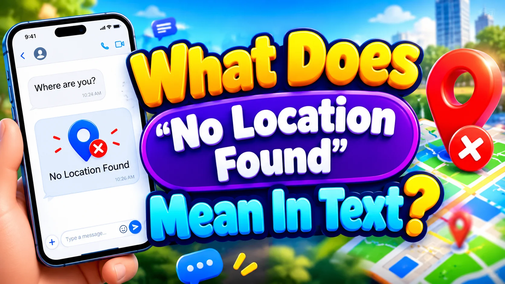 What Does “No Location Found” Mean in Text? iPhone Location Sharing Explained