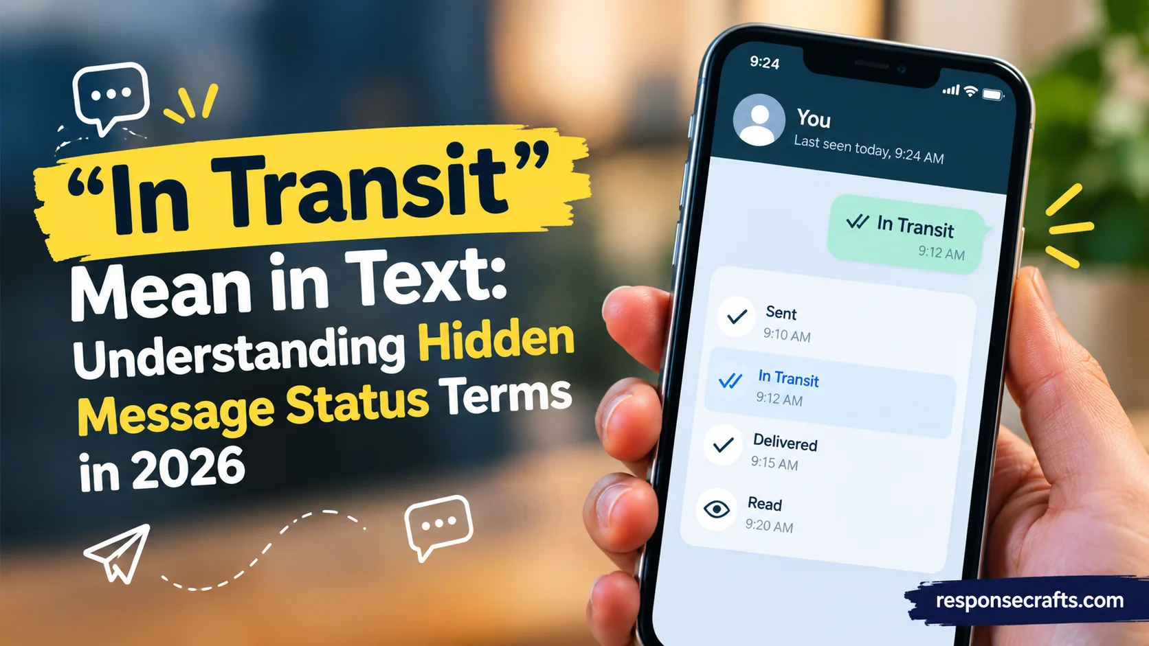 “In Transit” Mean in Text: Understanding Hidden Message Status Terms