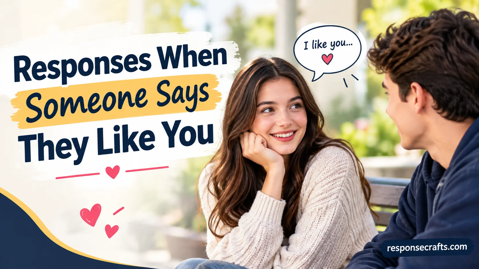 Responses When Someone Says They Like You 