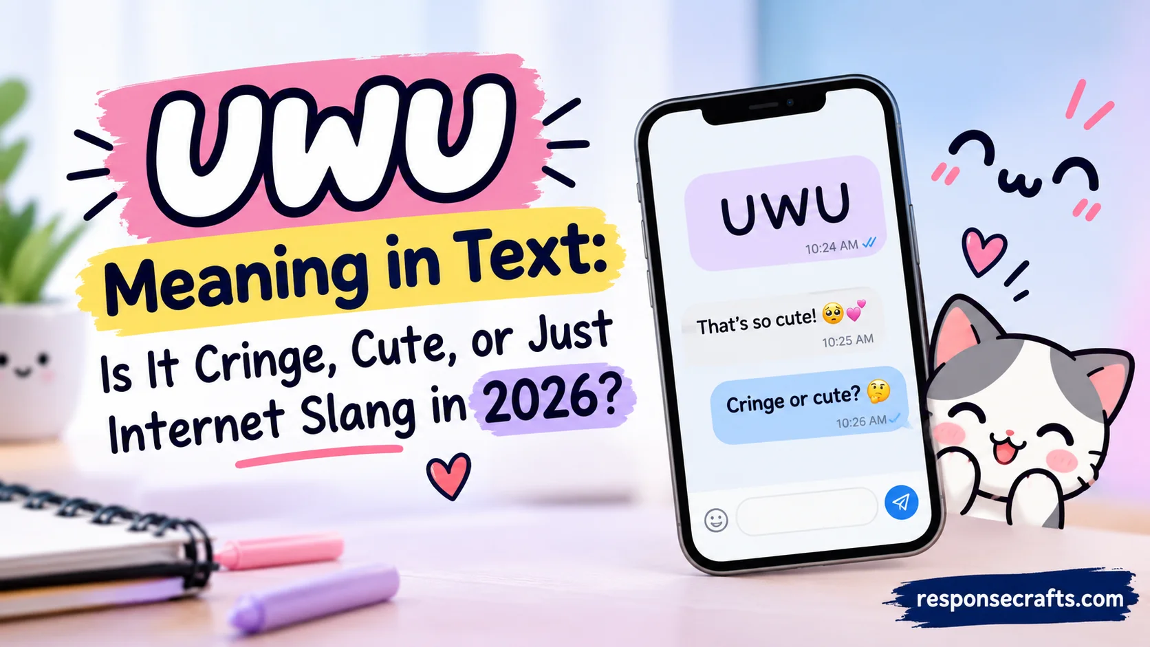 UWU Meaning in Text: Is It Cringe, Cute, or Just Internet Slang